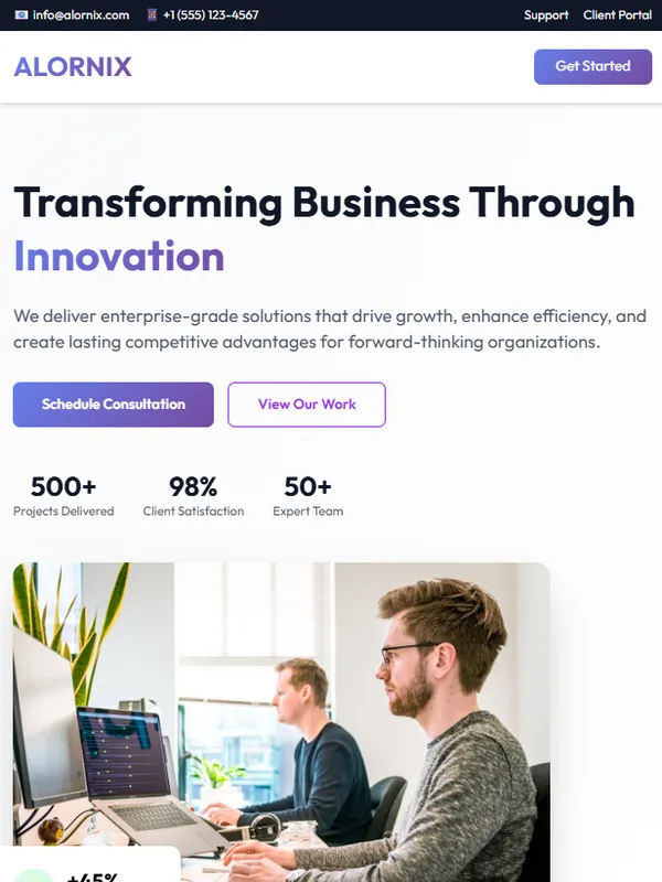 Website design preview